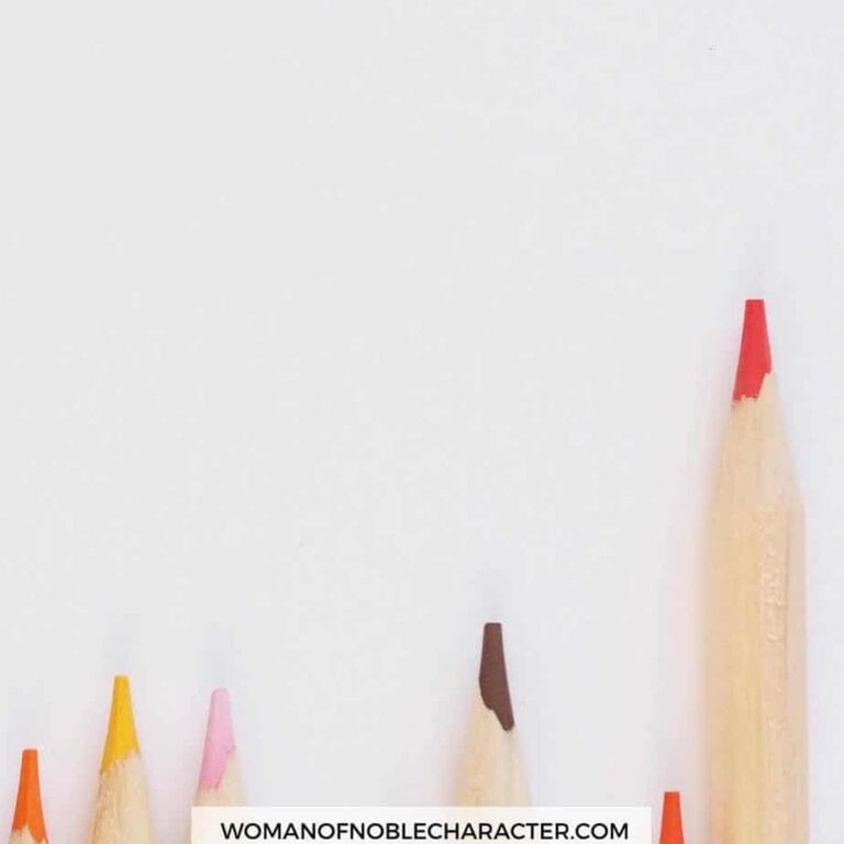 image of sharpened colored pencil for the post Color Theory in Bible Journaling For Pages That Wow!